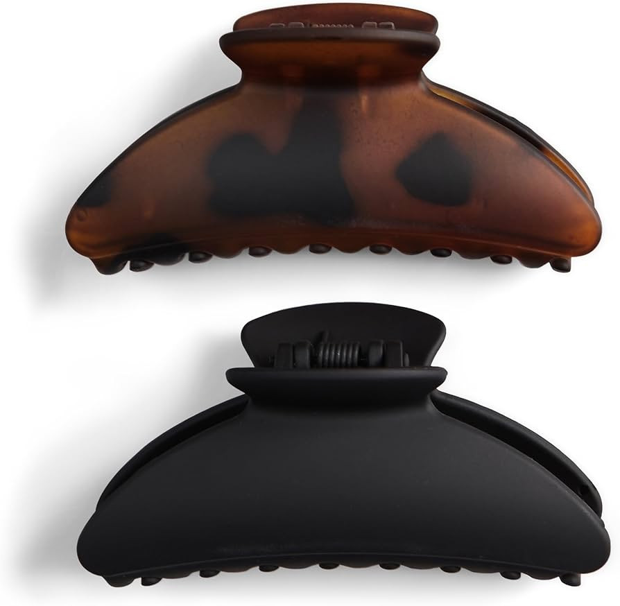 Kitsch Medium Hair Clips for Women, Strong Hold, Recycled Plastic Claw Clips for Thick Hair | Gre... | Amazon (US)