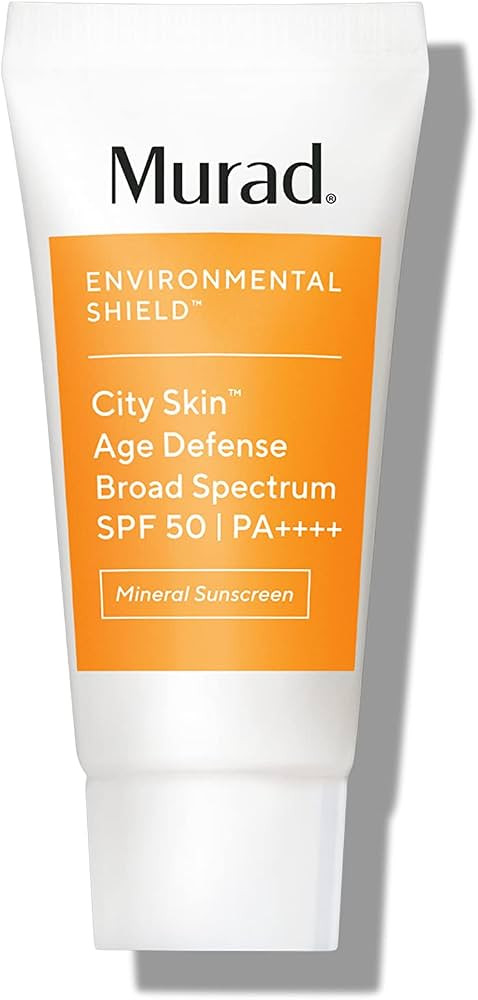 Murad Environmental Shield City Skin Age Defense Broad Spectrum SPF 50-100% Mineral Sunscreen - B... | Amazon (US)