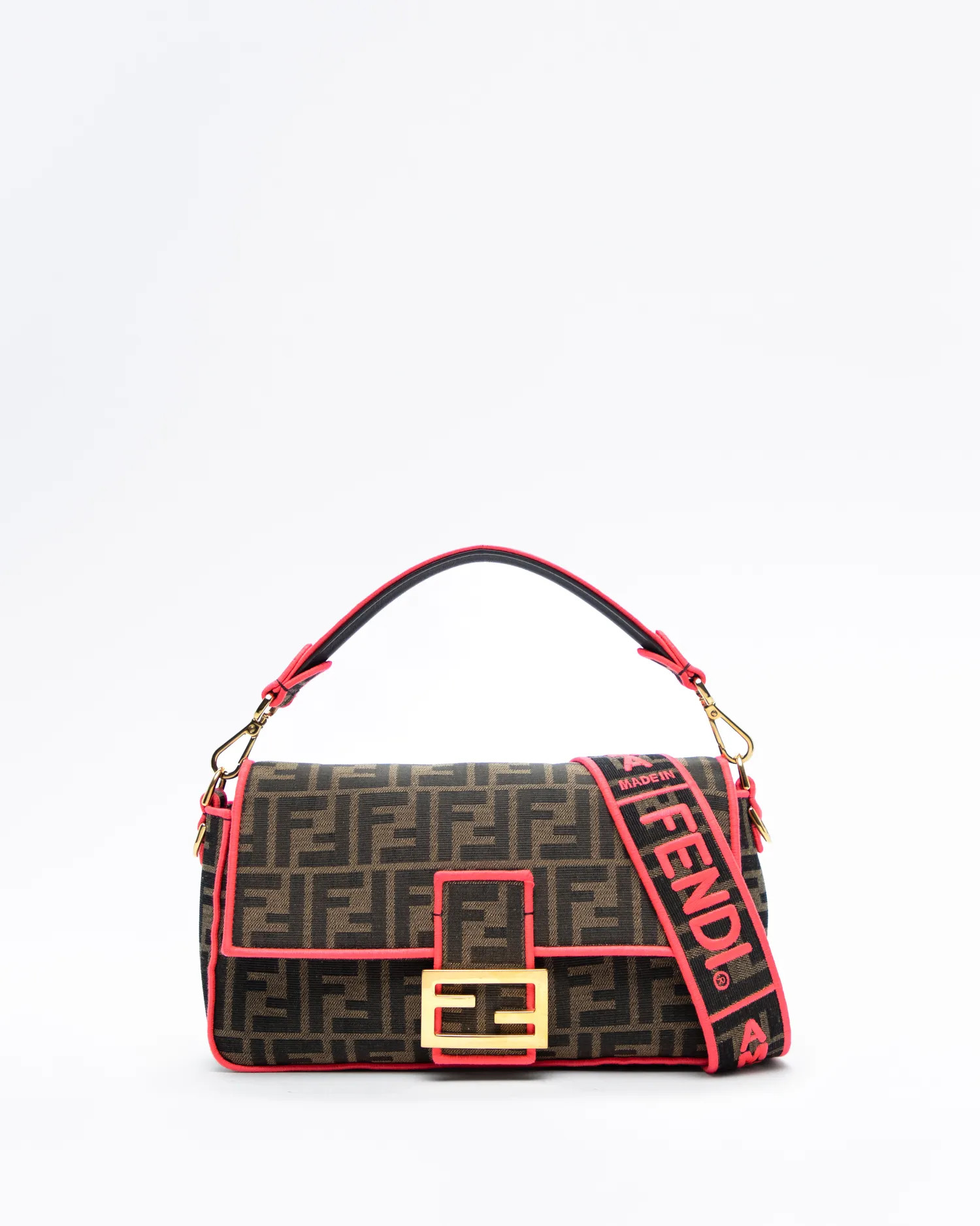 Roma Amor FF Medium Baguette Bag | Vivrelle