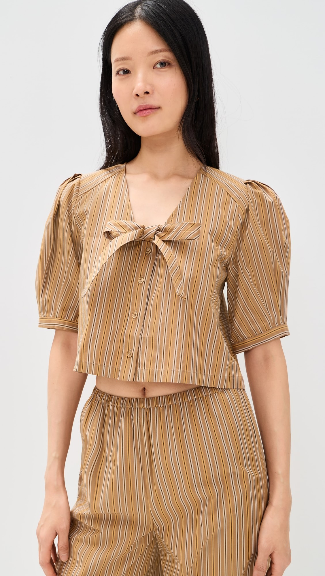 Striped Bow Blouse | Shopbop