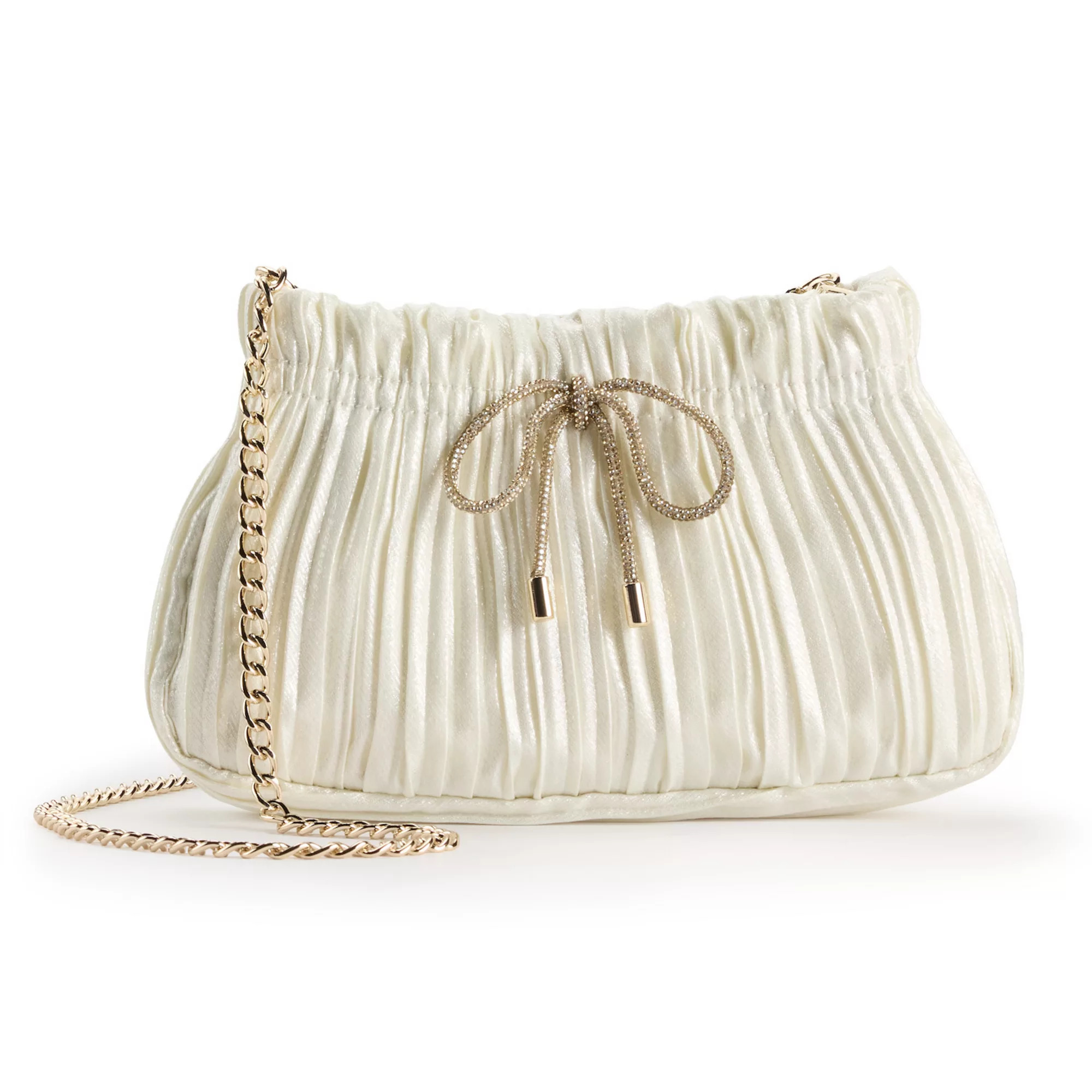 LC Lauren Conrad Winter Ruffle Crossbody Bag | Kohl's