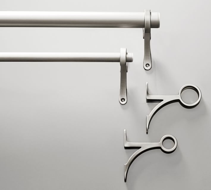 Pewter Curtain Hardware Collection | Pottery Barn (US)