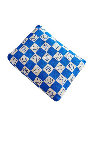 Tile Embroidered Dog Bed in Tile | Revolve Clothing (Global)