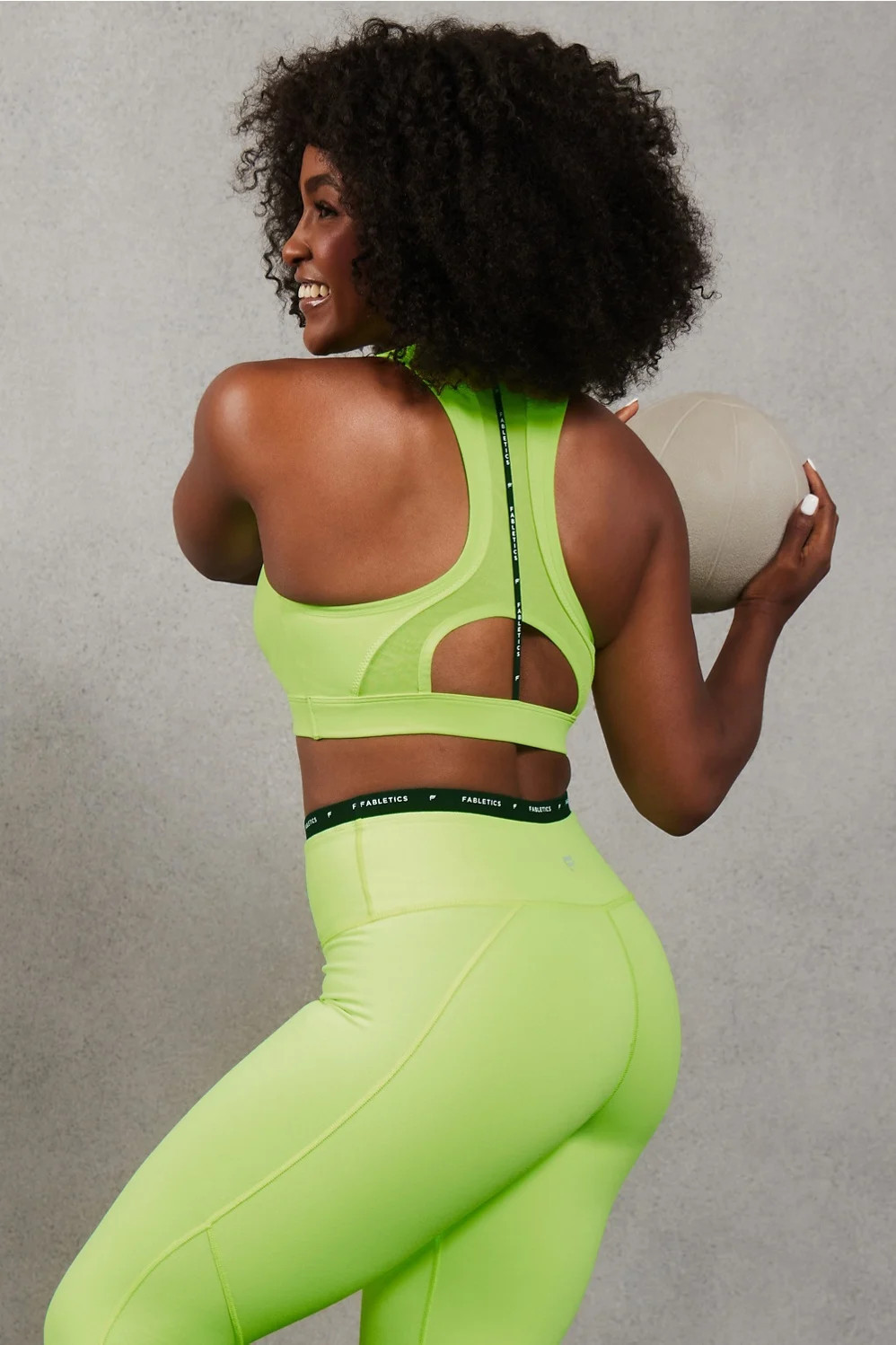 Belle Racerback High-Impact Sports Bra | Fabletics - North America