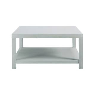 Olive Bay 36 in. North Star Square Wood Accent Table HD-231025741 - The Home Depot | The Home Depot
