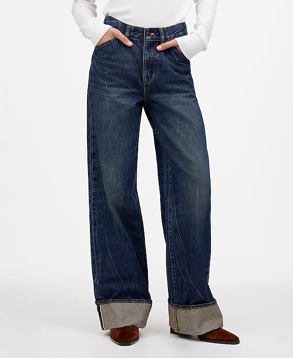 Madewell x Kaihara Denim Superwide-Leg Jeans in Karney Wash | Madewell | Madewell