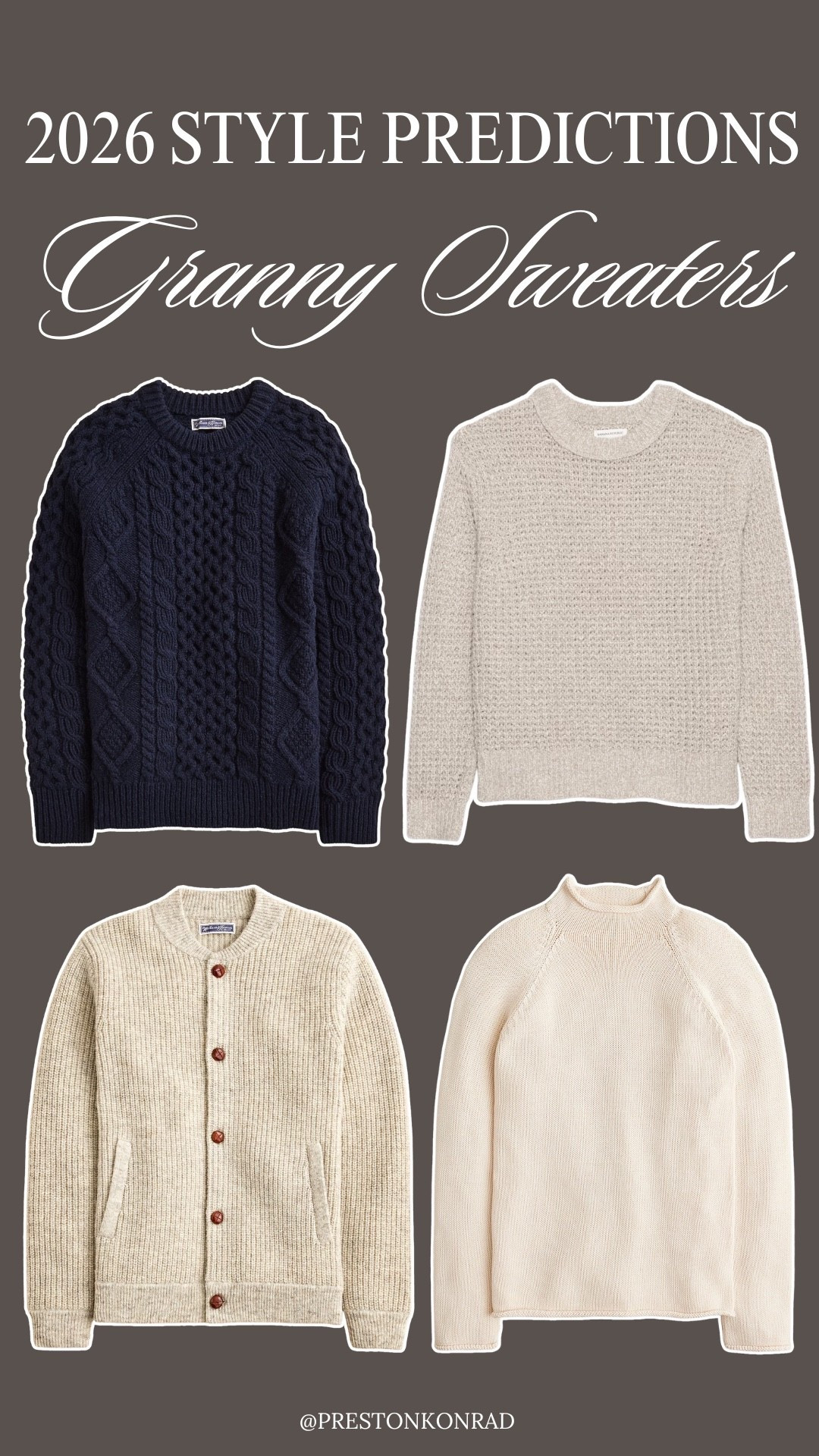 All things men’s granny sweaters are in for 2026

#LTKootd #LTKSeasonal #LTKMens