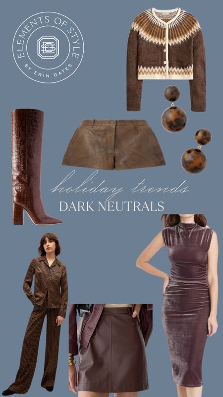 These dark neutral pieces are all you need to put together the cutest Thanksgiving outfit. 

#LTKparties #LTKHoliday #LTKstyletip