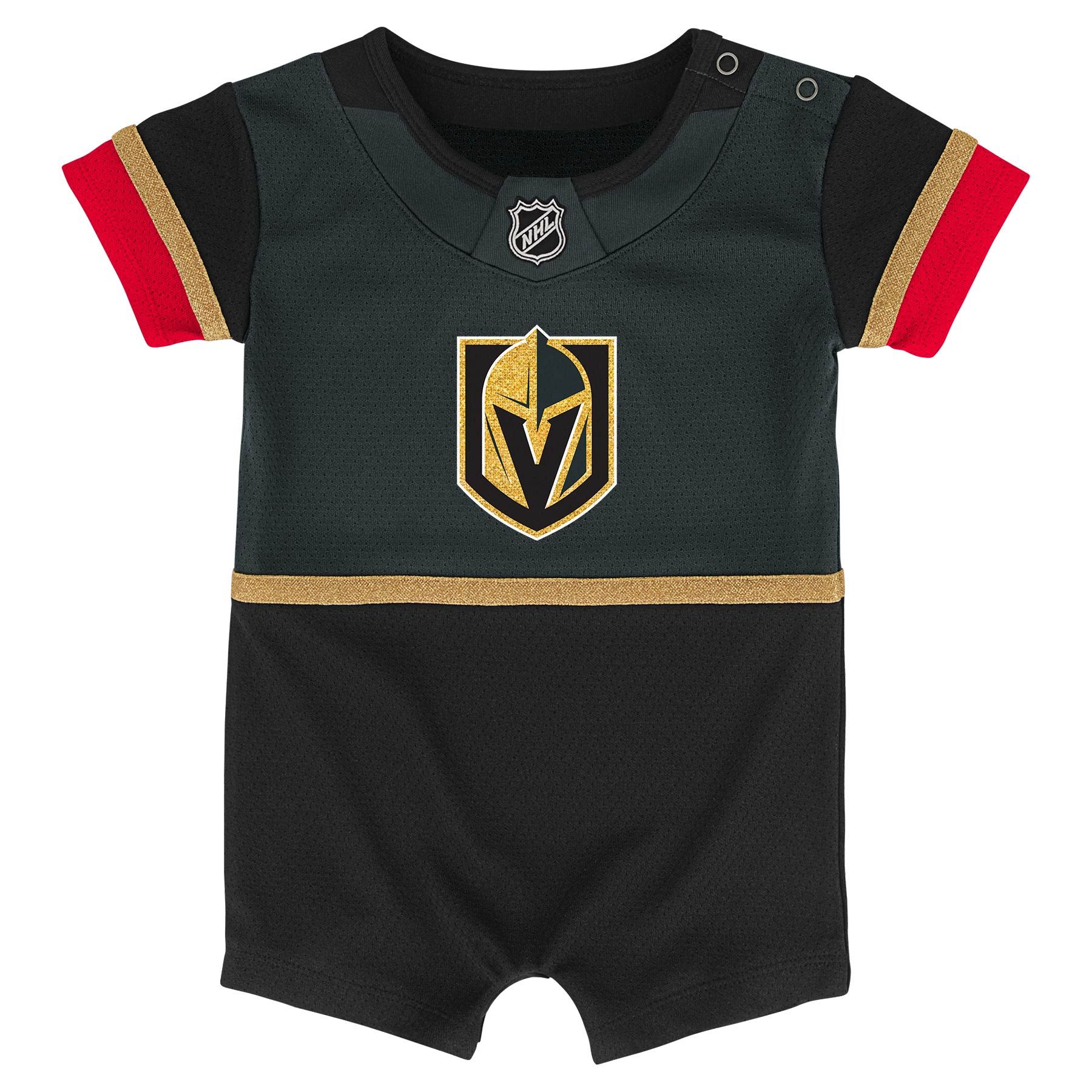 Newborn & Infant Gray Vegas Golden Knights Replica Jersey Bodysuit | Fanatics