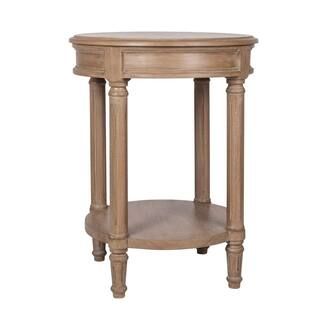 East At Main Sorano Tan Side Table TT-ST-75198-BR - The Home Depot | The Home Depot