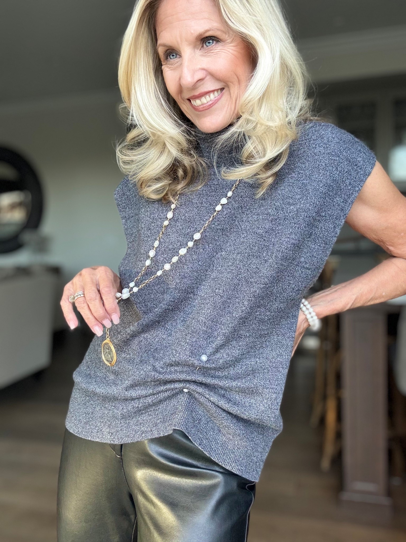 Are you over the front tuck?

Here’s a fun way to give some dimension to your waist with a bulky sweater!

Brooches and pins are trending everywhere and I love this sweater hack with this darling but simple pin!

Who knew that this little pin could take the place of a front tuck!

Follow me for more 50+ style inspiration.

#LTKgrwm #LTKOver40 #LTKootd