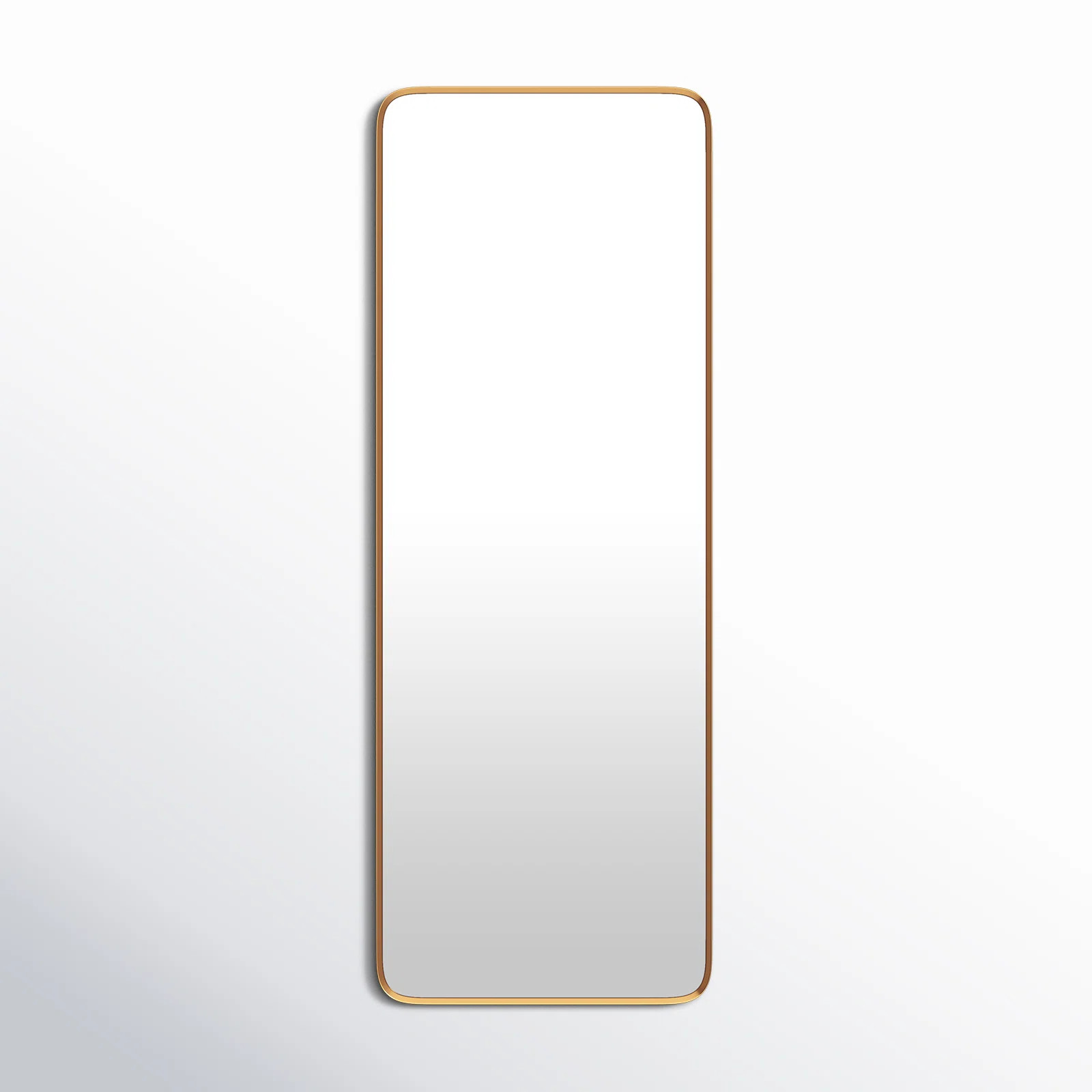 Dia Gold Metal Room Wall Mirror with Thin Frame | Wayfair North America