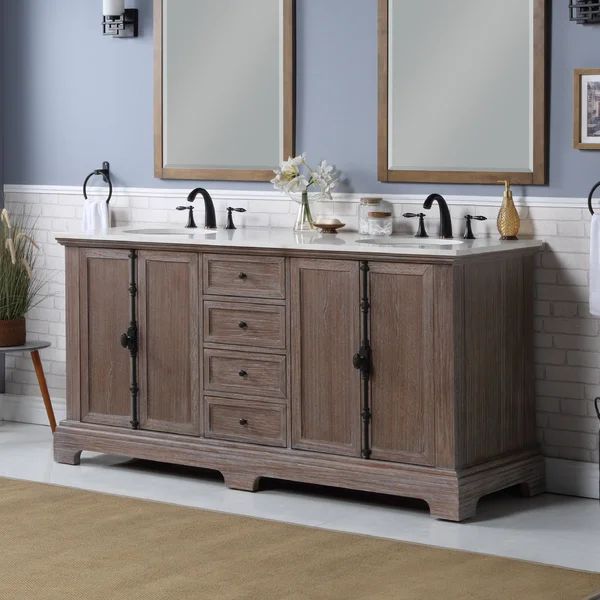 Tolliver 72" Double Bathroom Vanity | Wayfair North America