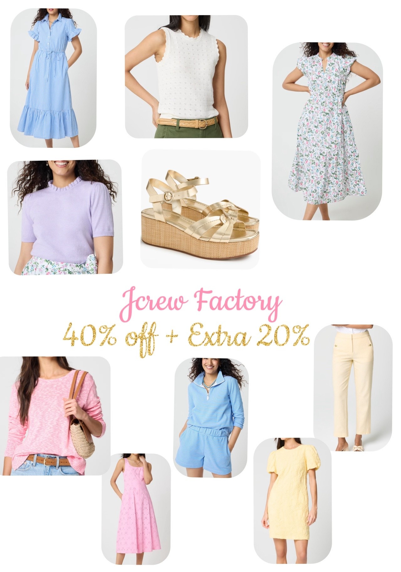 Jcrew factory is having a great sale this weekend! Get major discounts on all items including new arrivals! These pieces are perfect for spring! 

#LTKSaleAlert #LTKootd #LTKSeasonal