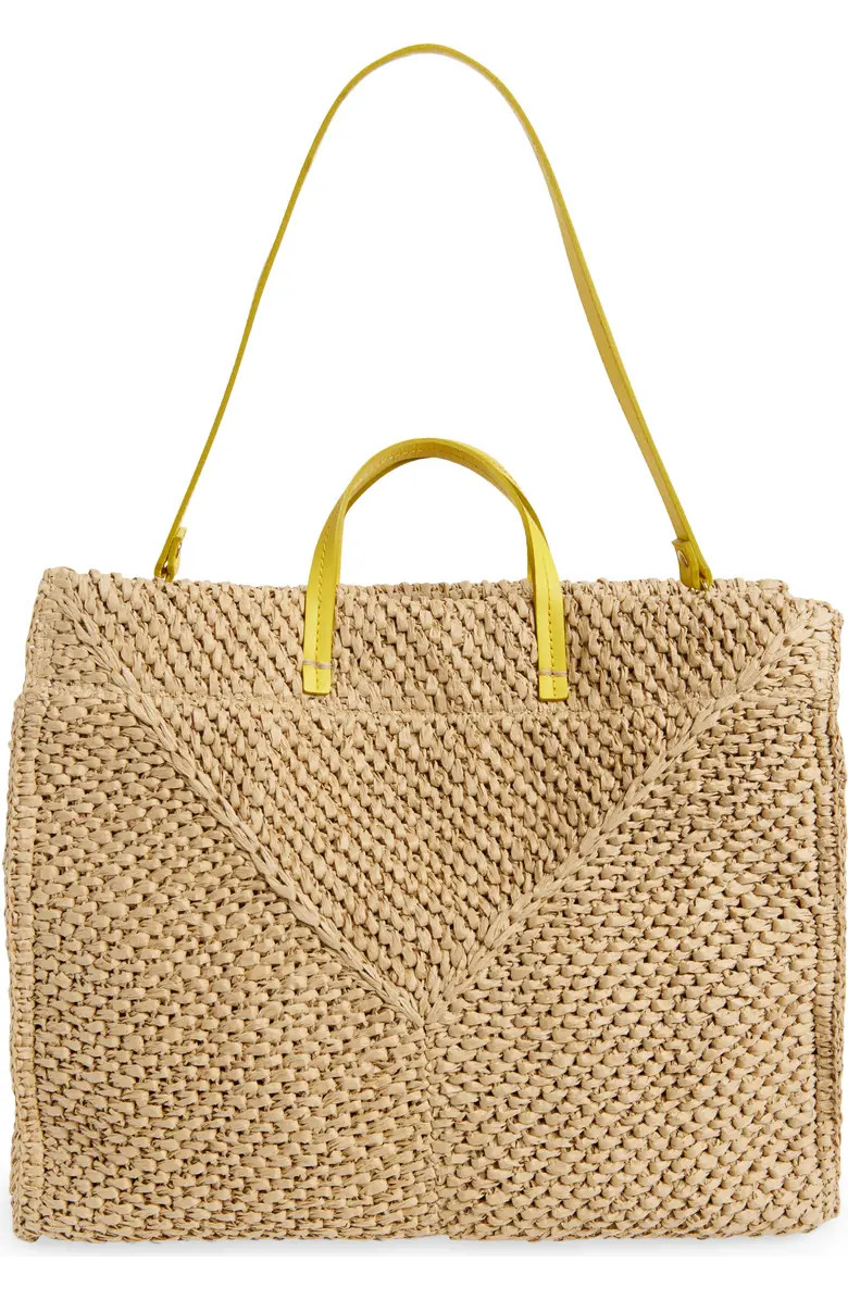 Simple Woven Raffia Tote Bag | Nordstrom