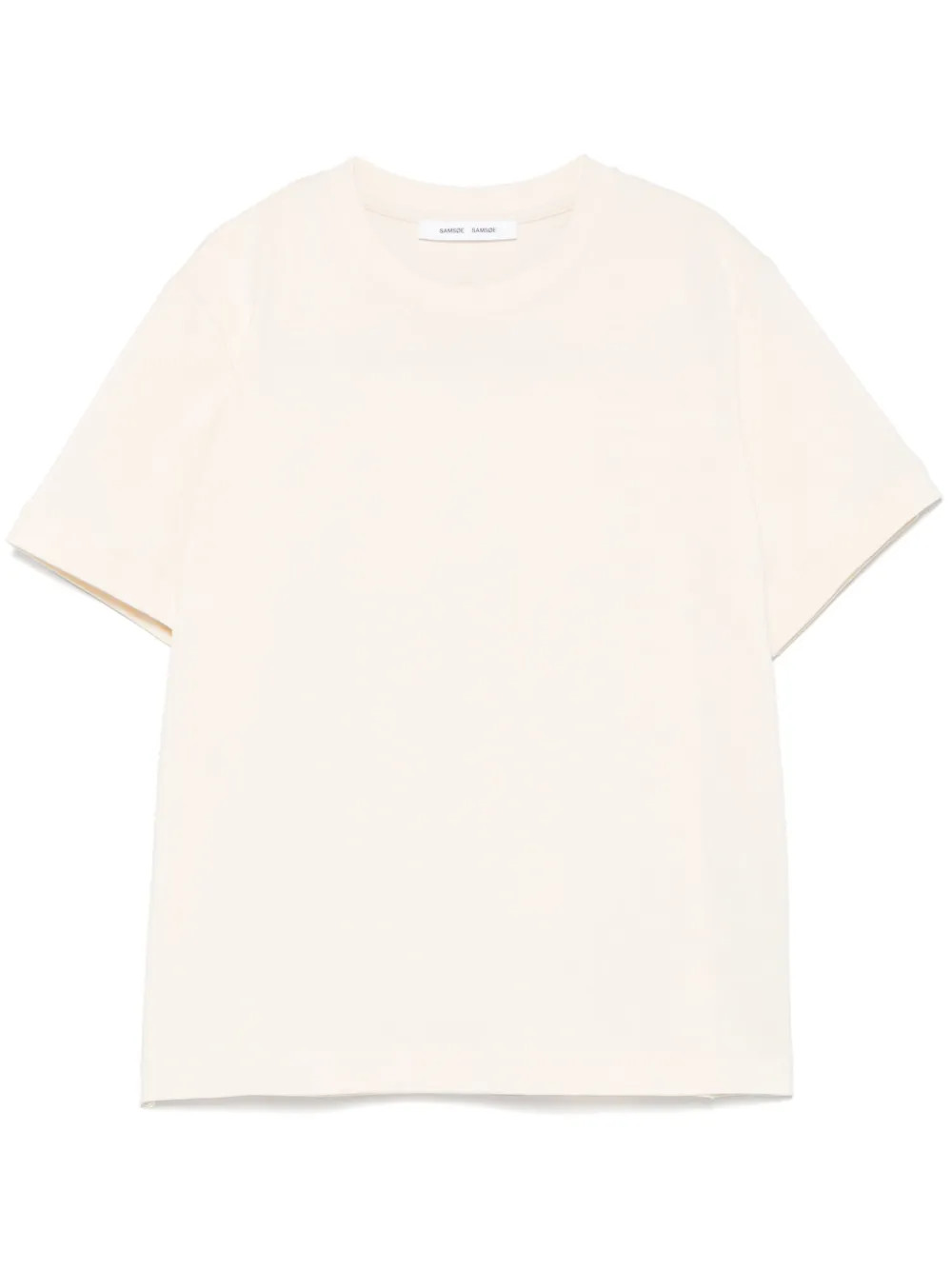 SAMSOE SAMSOE Cotton T-shirt | Neutrals | FARFETCH AU | Farfetch Global
