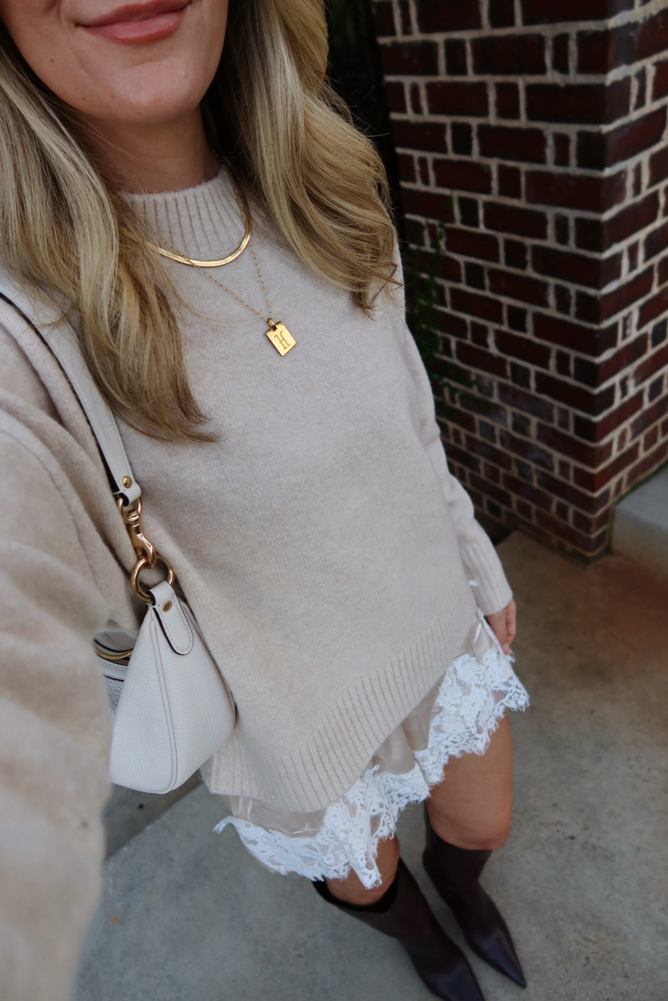 lace shorts fall outfit inspo 

wearing size small in shorts 

#LTKFindsUnder50 #LTKStyleTip