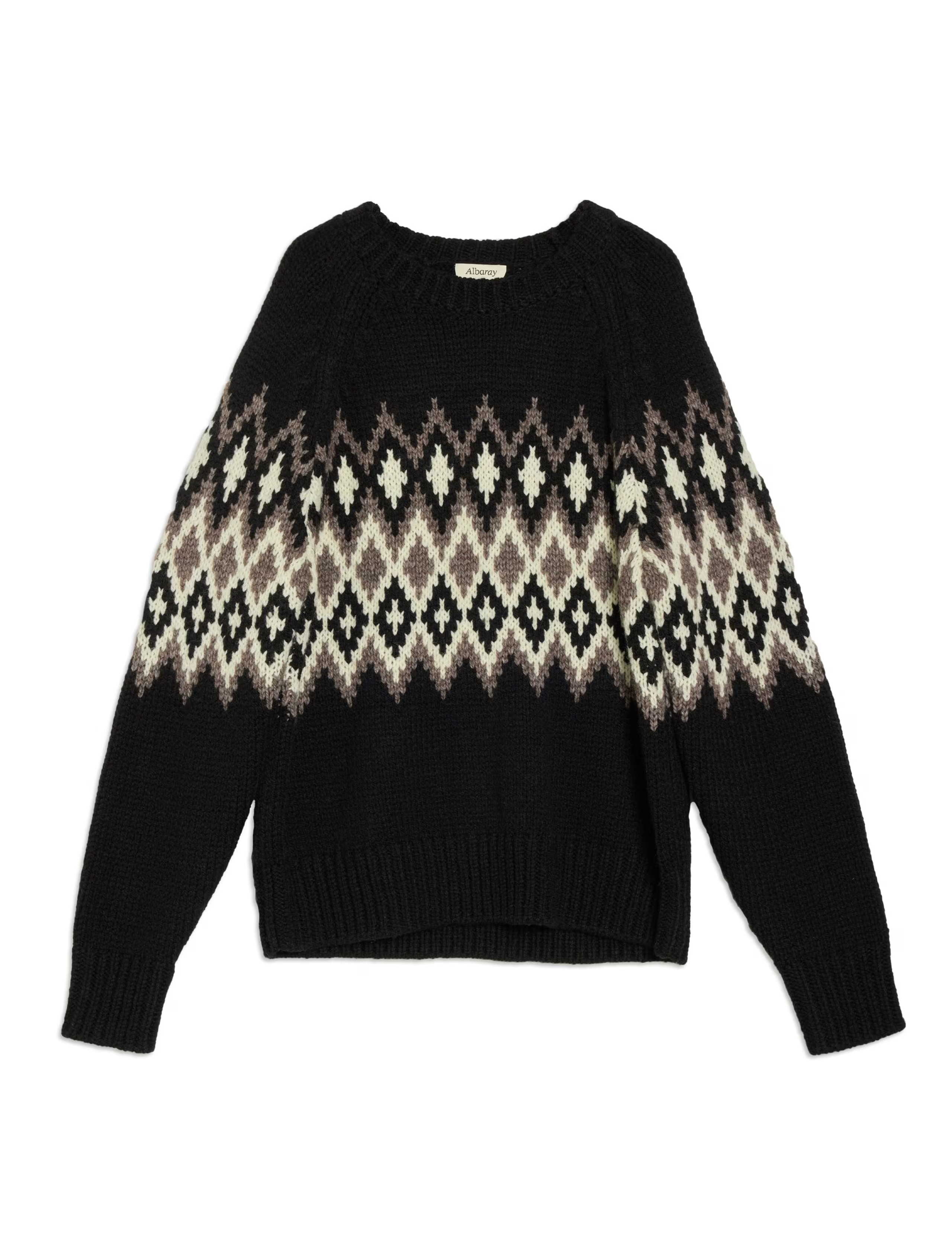 Wool Blend Fair Isle Crew Neck Jumper | Marks & Spencer (UK)