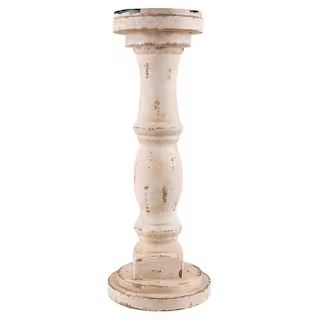 13" Cream Wooden Spindle Candle Holder by Ashland® | Michaels Stores