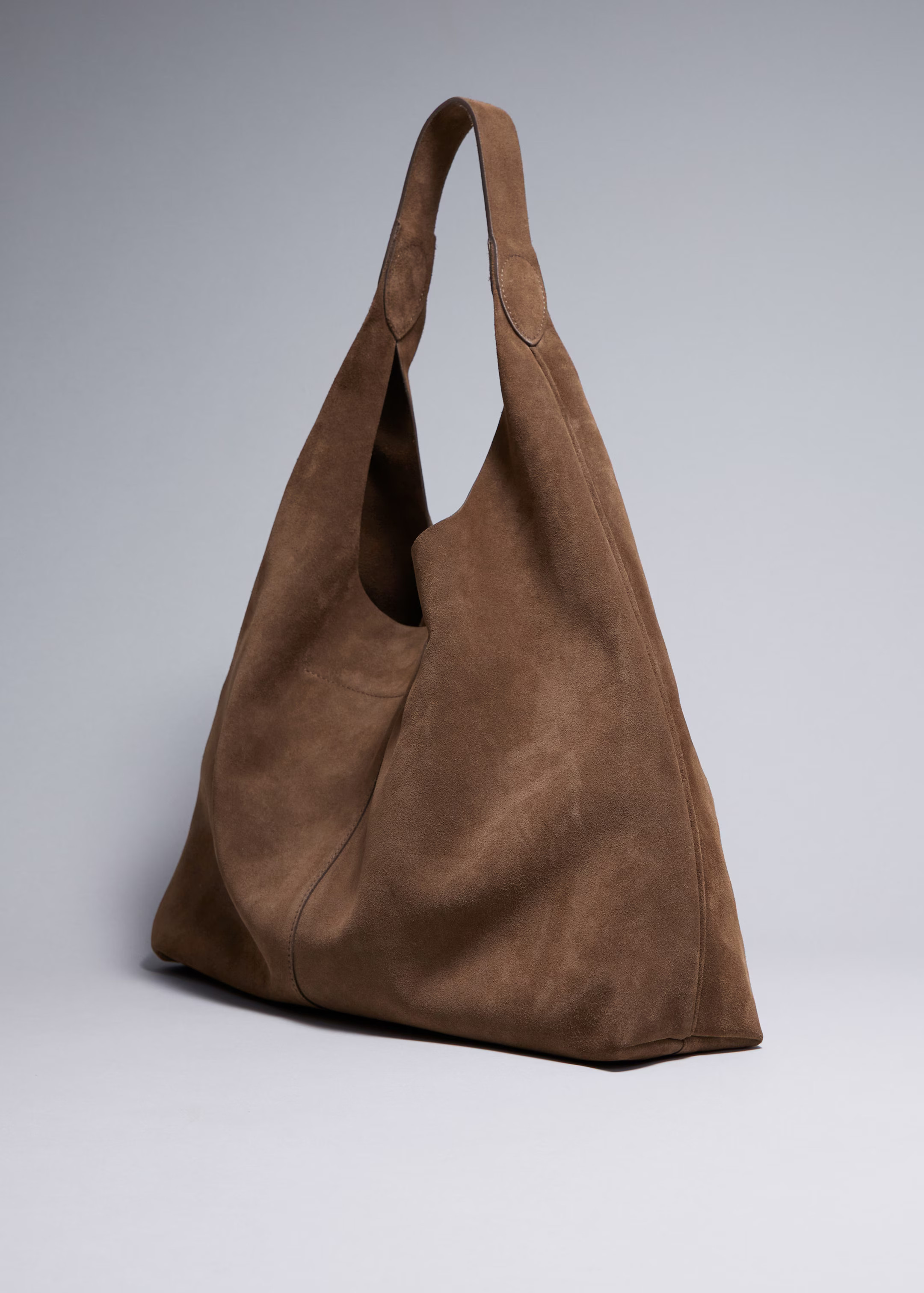 Large Suede Tote Bag - Brown - Bags - & Other Stories GB | & Other Stories UK