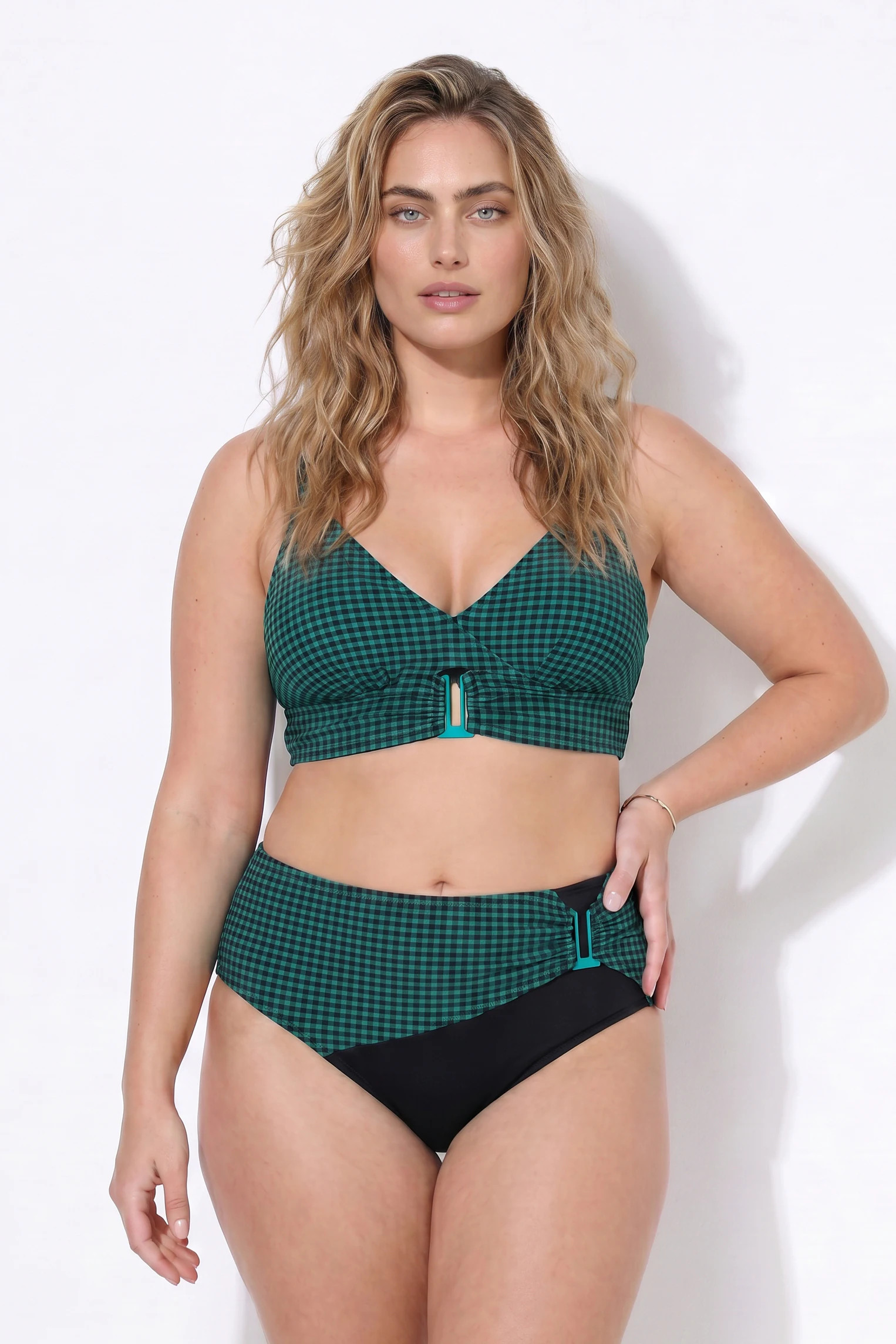 Gingham Bikini Set | Ulla Popken - US