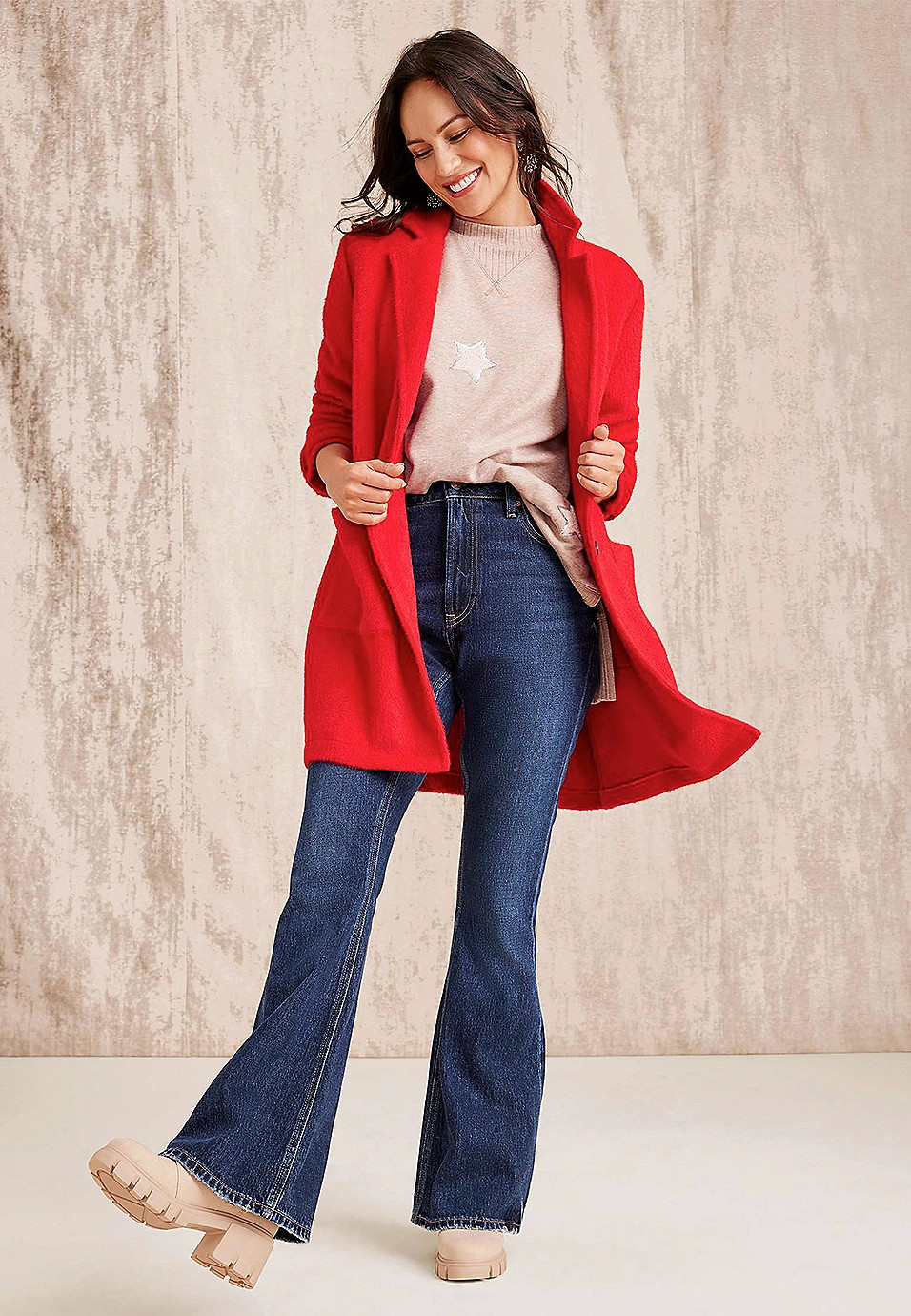 Red Coatigan | Maurices