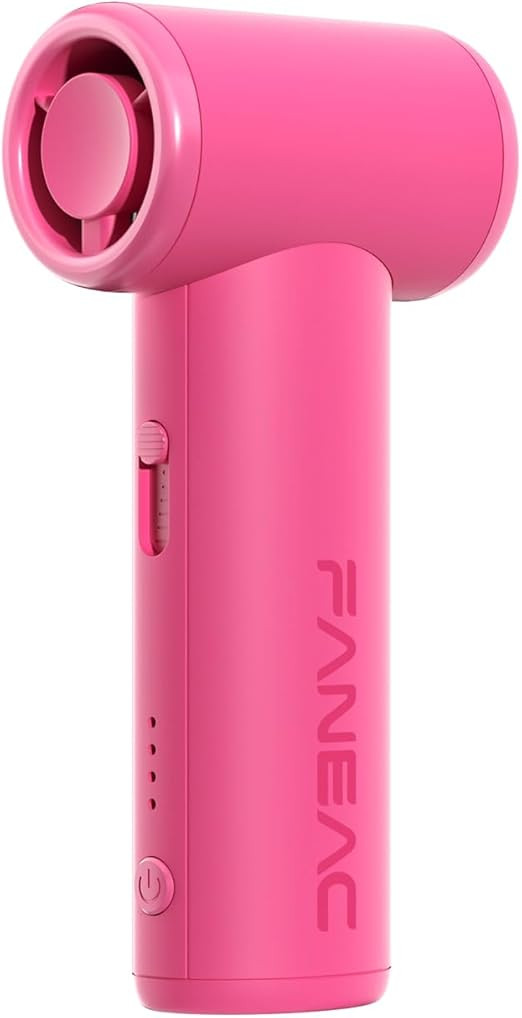 Mini Handheld Portable Fan - Brushless Motor, Ultra Slim, Stepless Control, Rechargeable 2500mAh ... | Amazon (US)