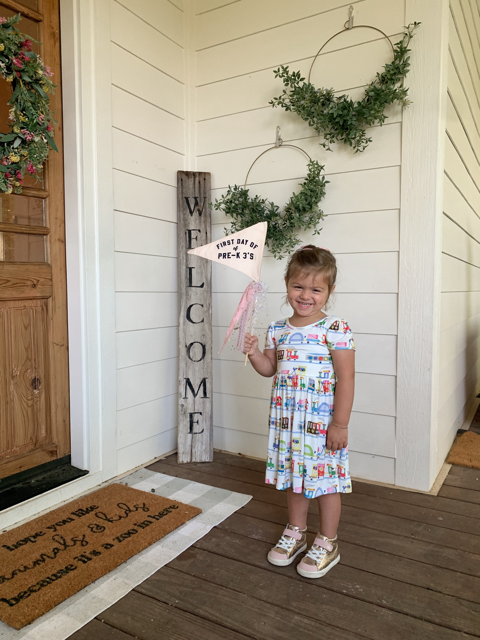 Ada’s first day of pre-k 3! ✏️🚌 I can’t believe my sweet dimply girl is growing up so fast. She went into her classroom and didn’t even look back at me 🤣 my independent little social butterfly is going to thrive! 

#LTKKids #LTKBacktoSchool