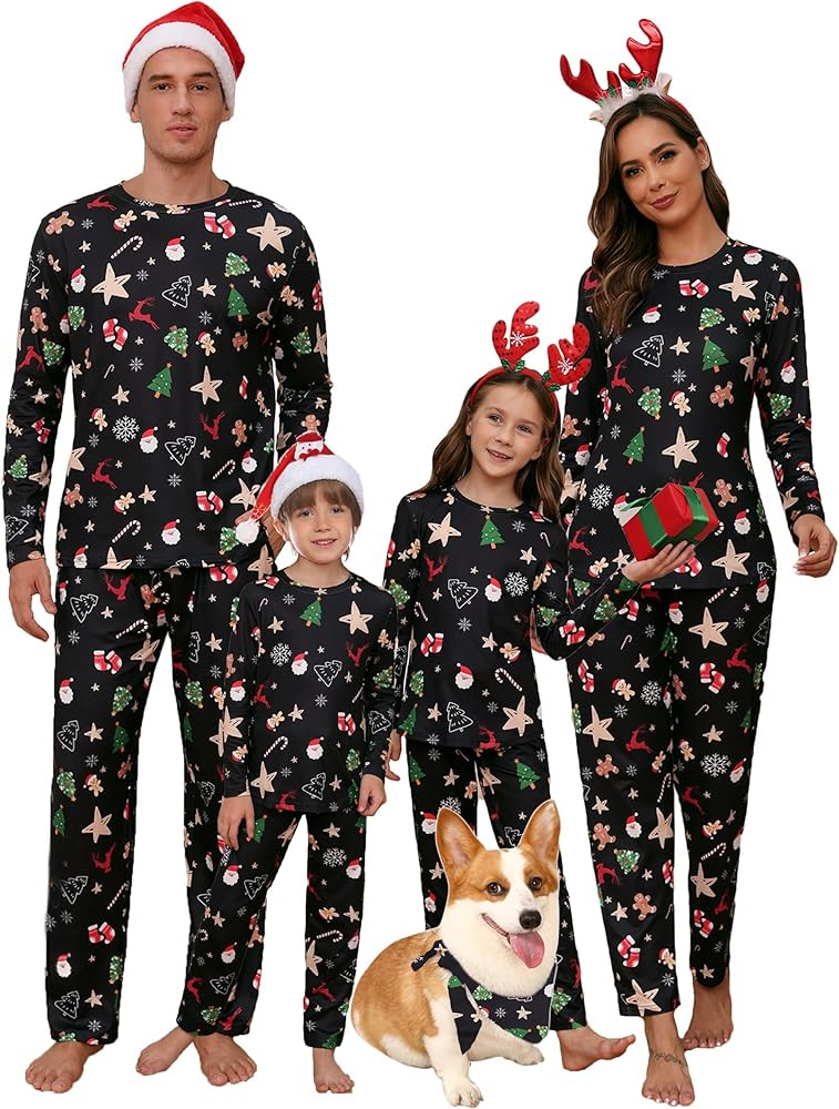 iClosam Family Christmas Pajamas Matching Sets Christmas Pjs Sleepwear Xmas Jammies for Women/Men | Amazon (US)