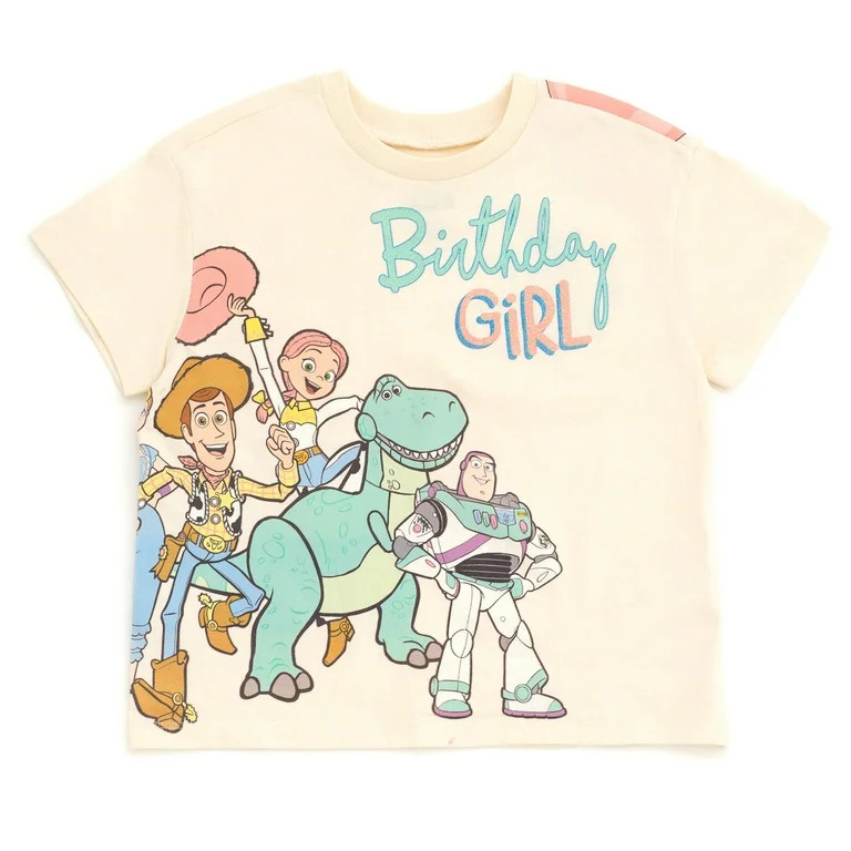 Disney Toy Story Woody Buzz Lightyear Bo Peep Birthday T-Shirt Toddler to Big Kid - Walmart.com | Walmart (US)