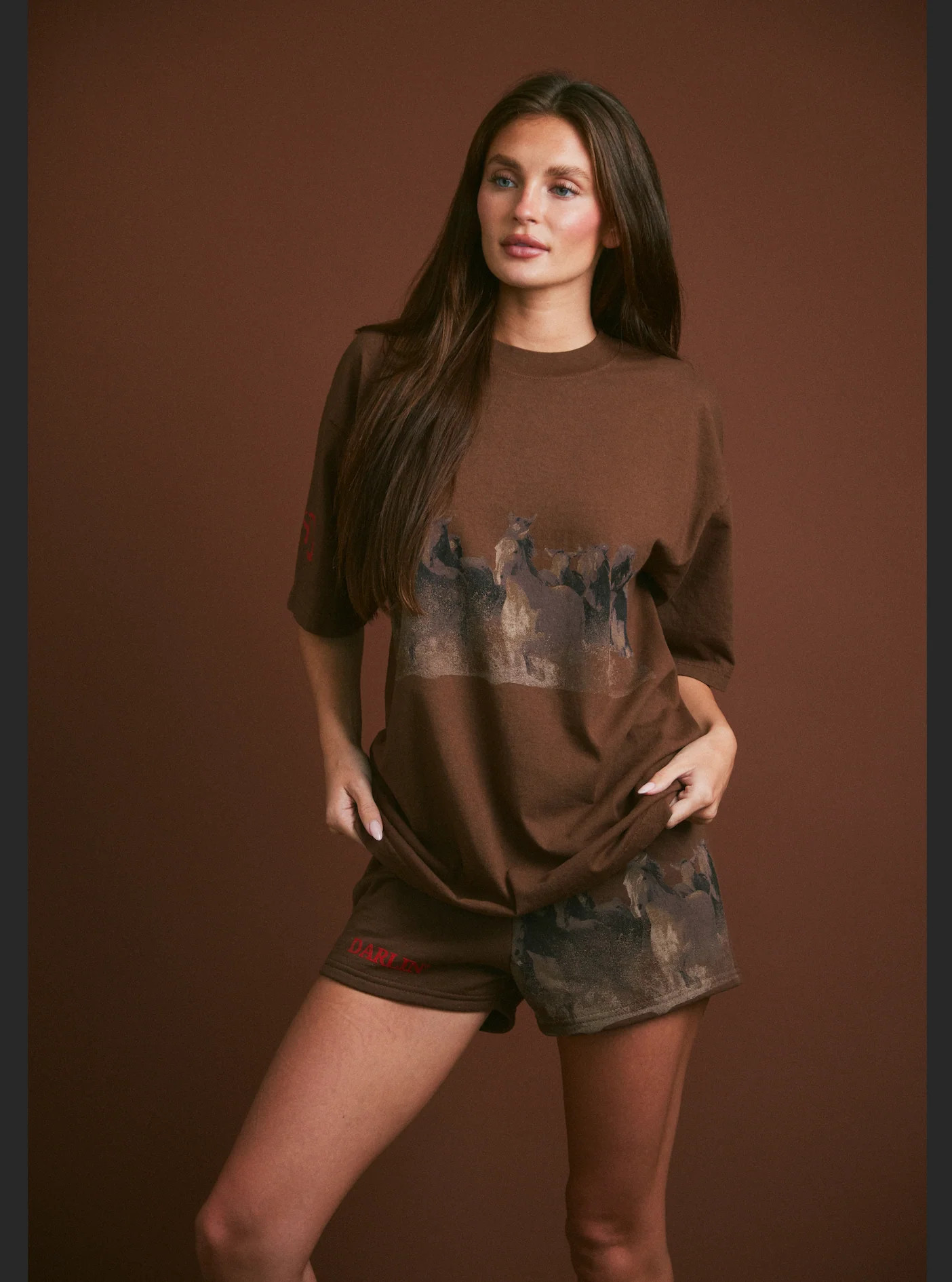 WILD HORSE Sweatshorts - Tobacco | Darlin'