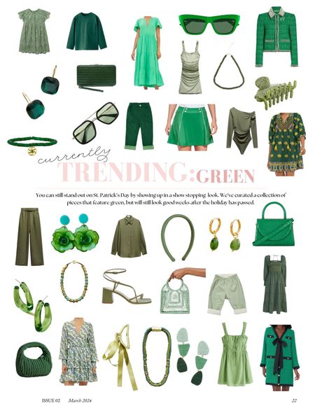Trending green pieces to help you stand out.

#LTKSeasonal #LTKstyletip