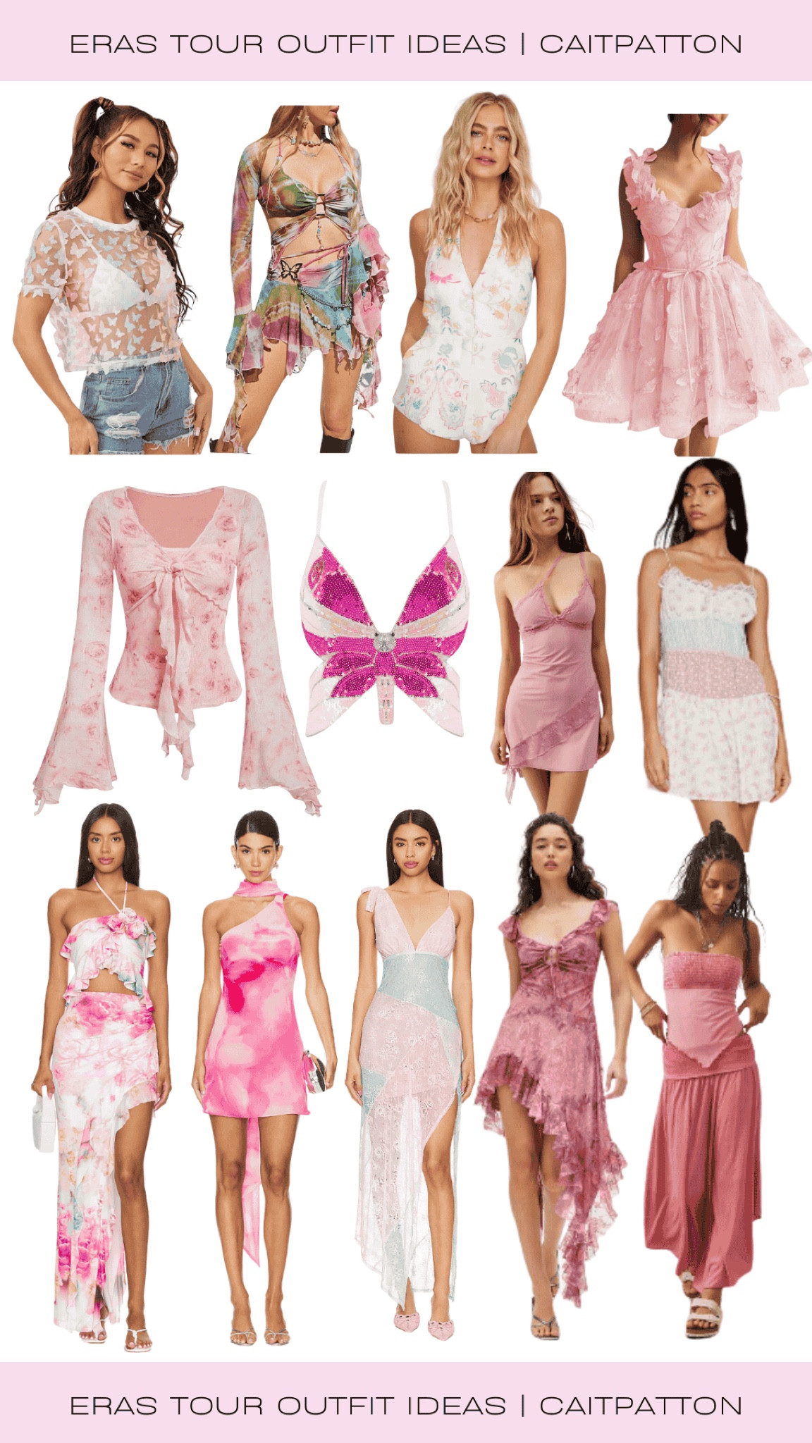 Taylor swift eras tour outfit ideas, lover eras tour outfit ideas, eras tour outfits, lover outfit ideas, lover outfits, Taylor swift outfits, eras tour outfit ideas, butterfly top, butterfly outfit idea, fairy core outfit, fairy core, pink dress, asymmetrical dress, butterfly dress, pastel top, pastel dress, tie dye dress

#LTKStyleTip #LTKFindsUnder100 #LTKFindsUnder50