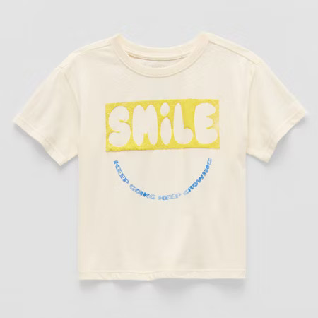 Grayson Little Toddler Boys Crew Neck Short Sleeve Regular Fit Graphic T-Shirt, 2t, White | JCPenney