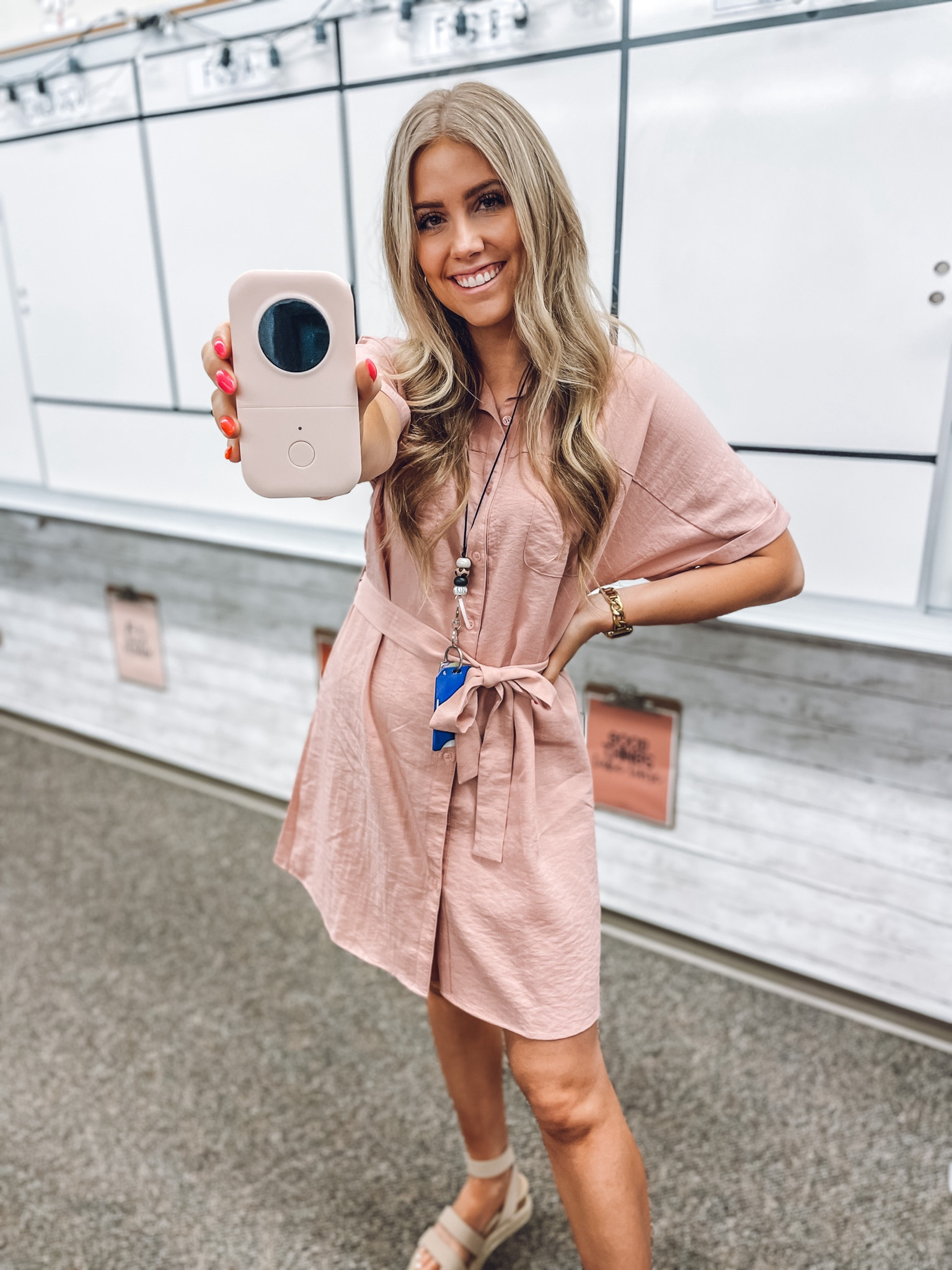 Bluetooth label maker is amazing for the classroom as a teacher but also at home if you’re not a teacher! I love that it connects to my phone where I can customize the look of the label! So easy!

| labelmaker | classroom | middle school teacher 

#LTKWorkwear #LTKFindsUnder50