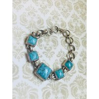 sterling Silver | .925 Turquoise Bracelet Vintage | Etsy (US)