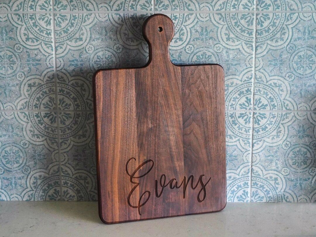Personalized Christmas Gift Charcuterie Board With Handle - Etsy | Etsy (US)