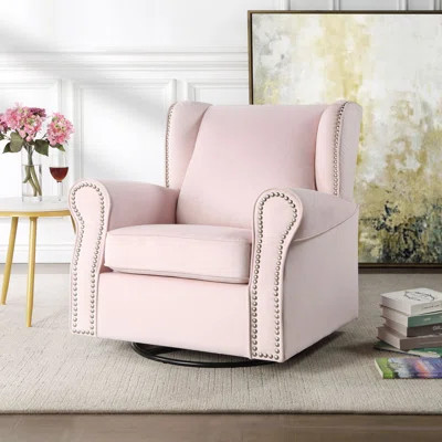 Swivel Living Room, Accent Chair,Arm Chair,Bedroom Chair | Wayfair North America