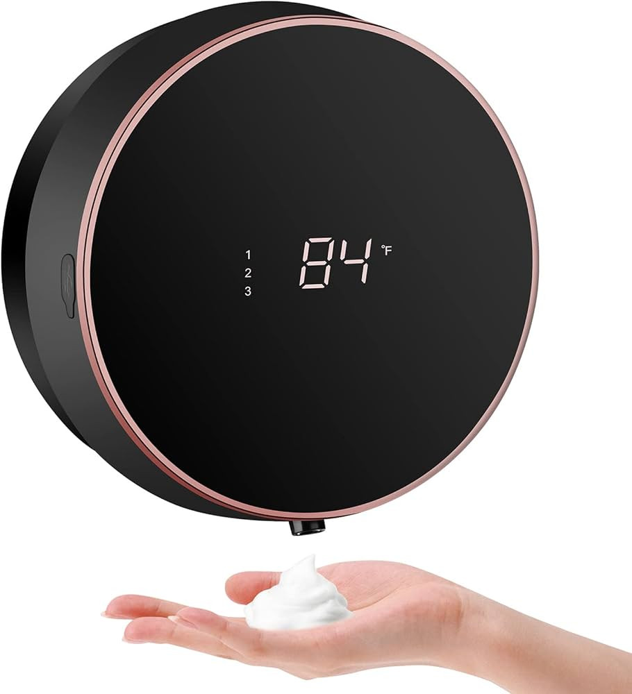 Automatic Soap Dispenser Foaming Hand Free Wall Mount Foam Rechargeable, Touchless and Smart Elec... | Amazon (US)