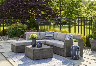 Petal Road Outdoor 4-Piece Sectional Set | Ashley Homestore