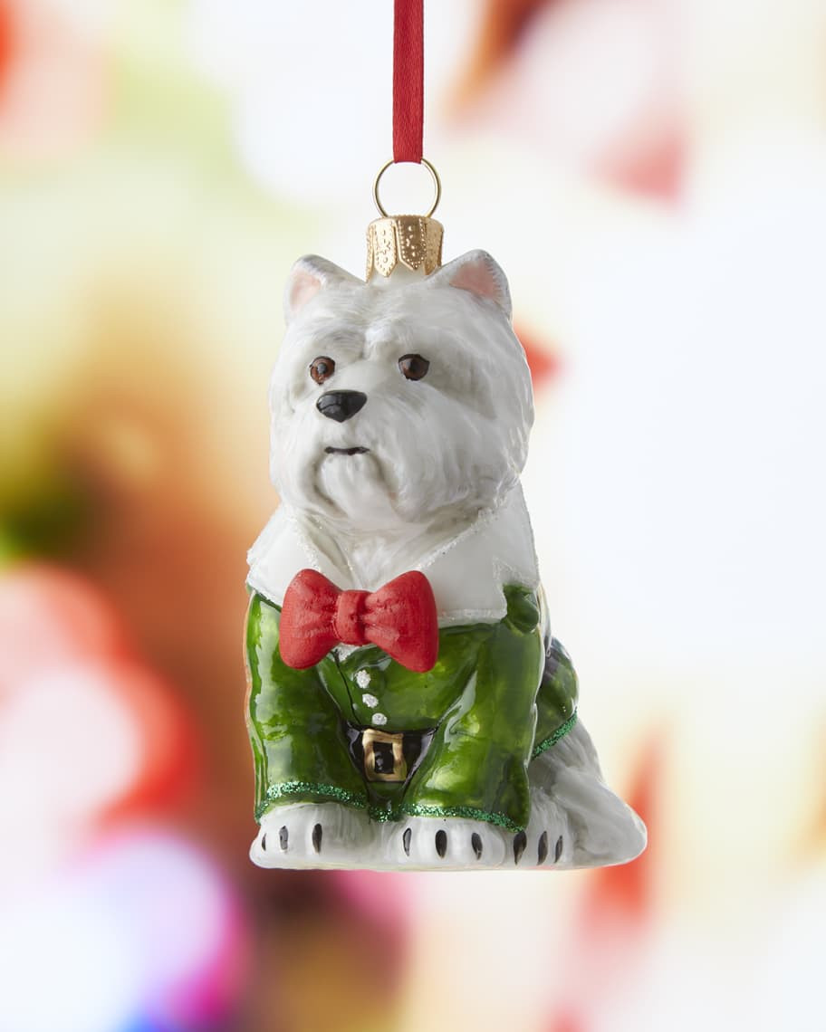 Joy To The World Collectibles Westie in Christmas Pajamas Christmas Ornament | Neiman Marcus