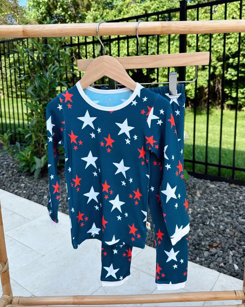 Oh My Stars Two Piece Set | Kids & Baby 4th of July Loungewear | Ollie's Day