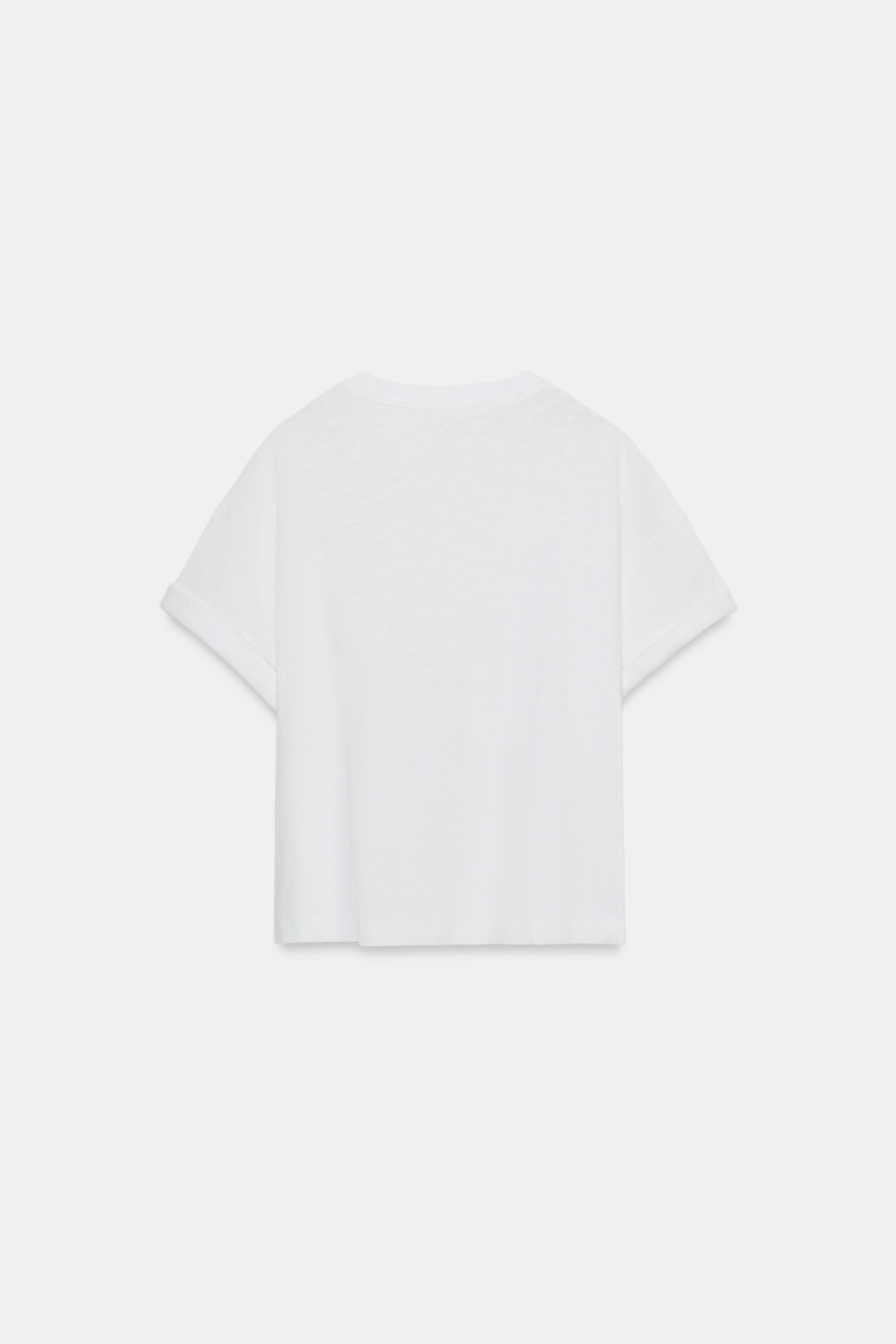 COTTON SHORT SLEEVE T-SHIRT | Zara US