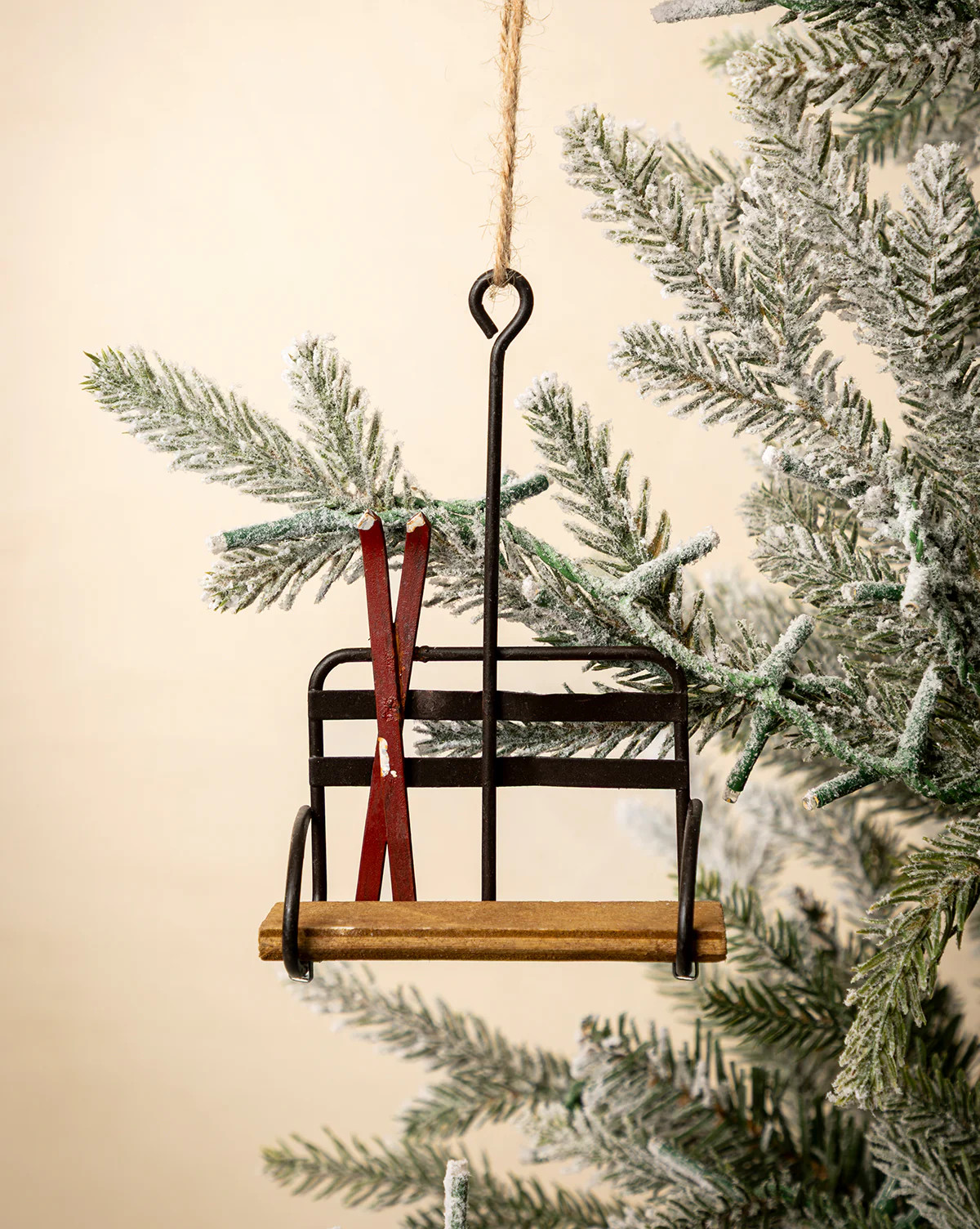 Wood Ski Lift Ornament | McGee & Co. (US)