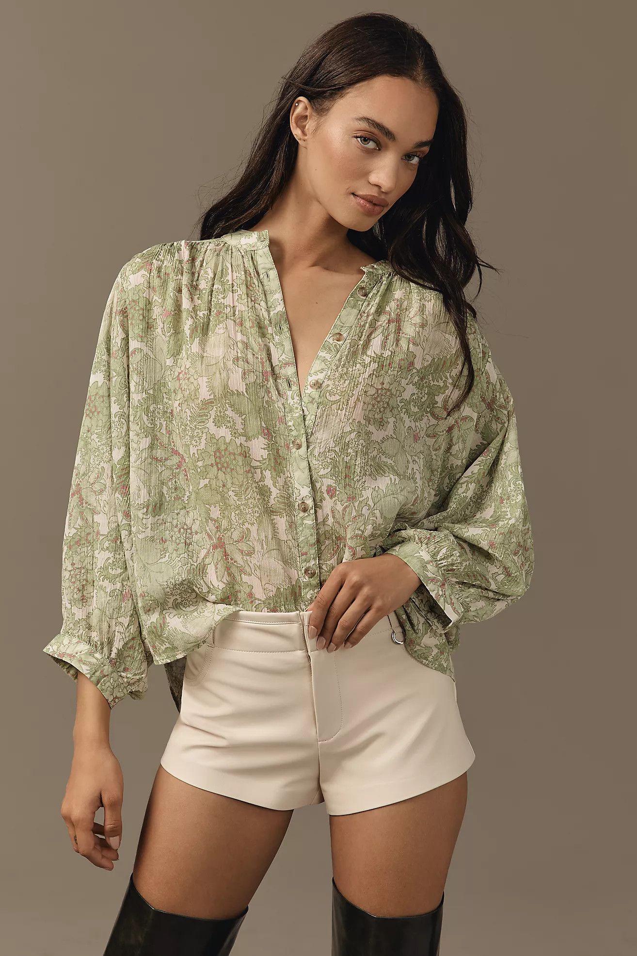 The Sidney Batwing Blouse by Pilcro | Anthropologie (US)