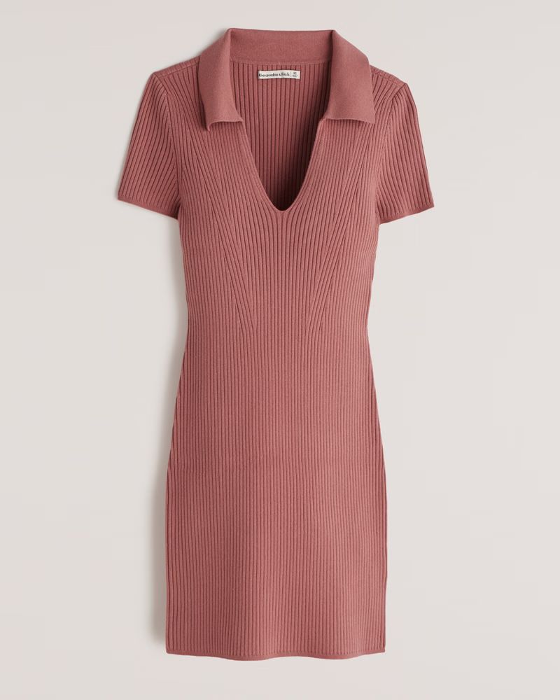 Polo Elevated Knit Mini Dress | Abercrombie & Fitch (US)
