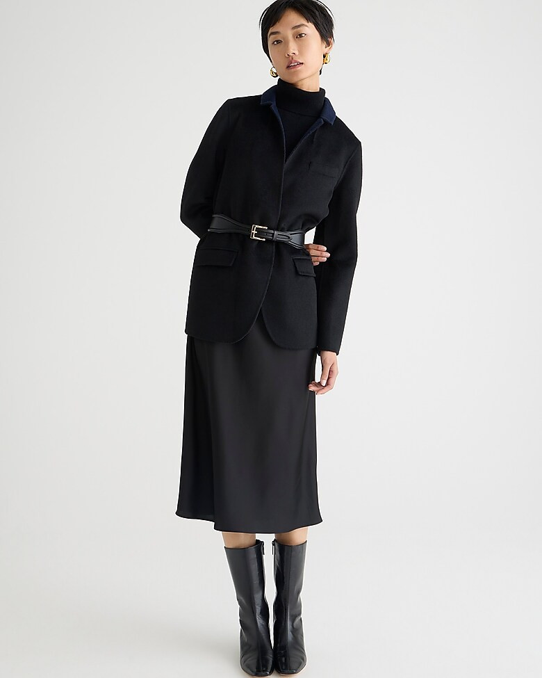 Leighton blazer-jacket in double-faced blend | J. Crew US