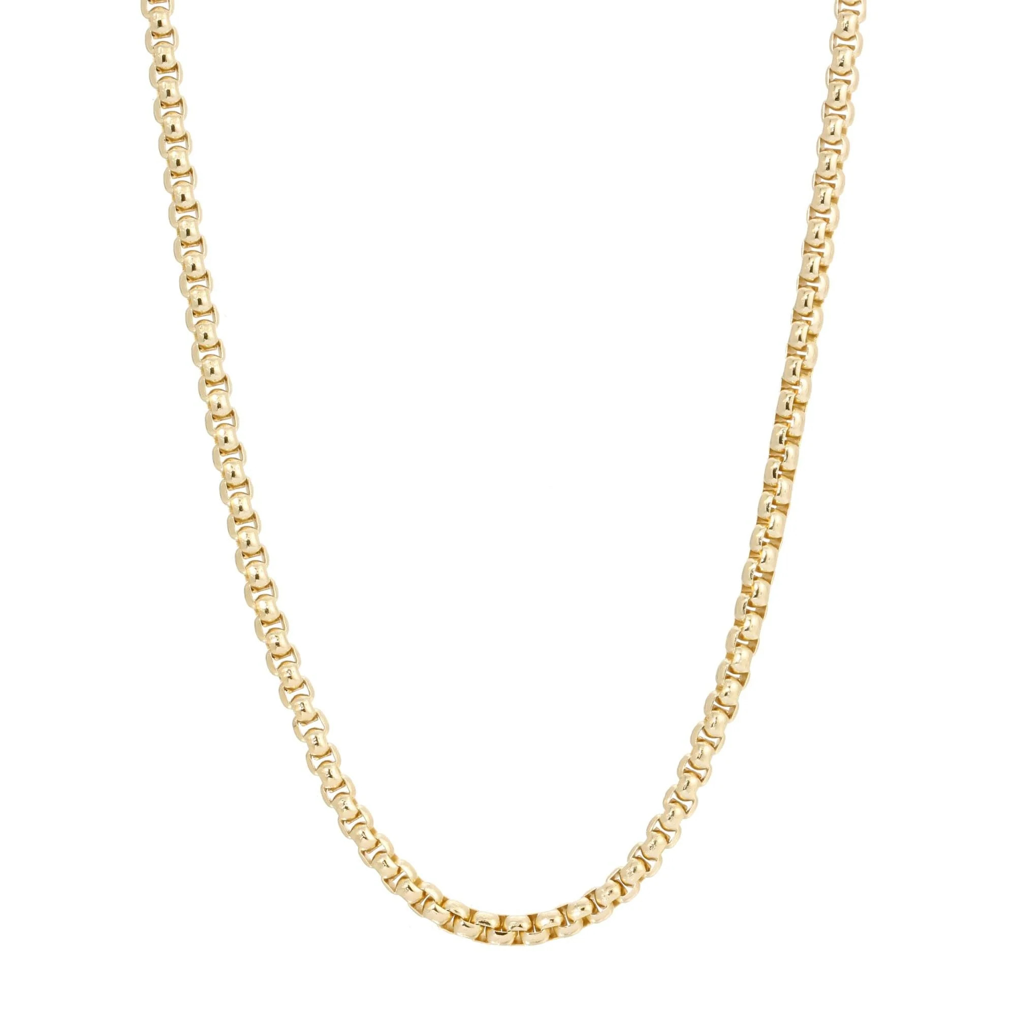 Luciana Box Chain Necklace | Eklexic Jewelry