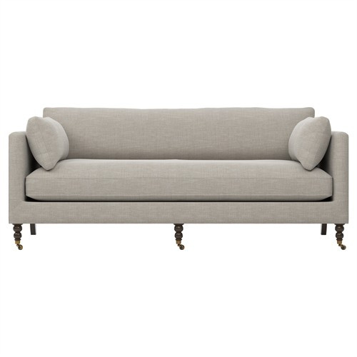 Madeline Dove Performance Sofa - 84" | Kathy Kuo Home