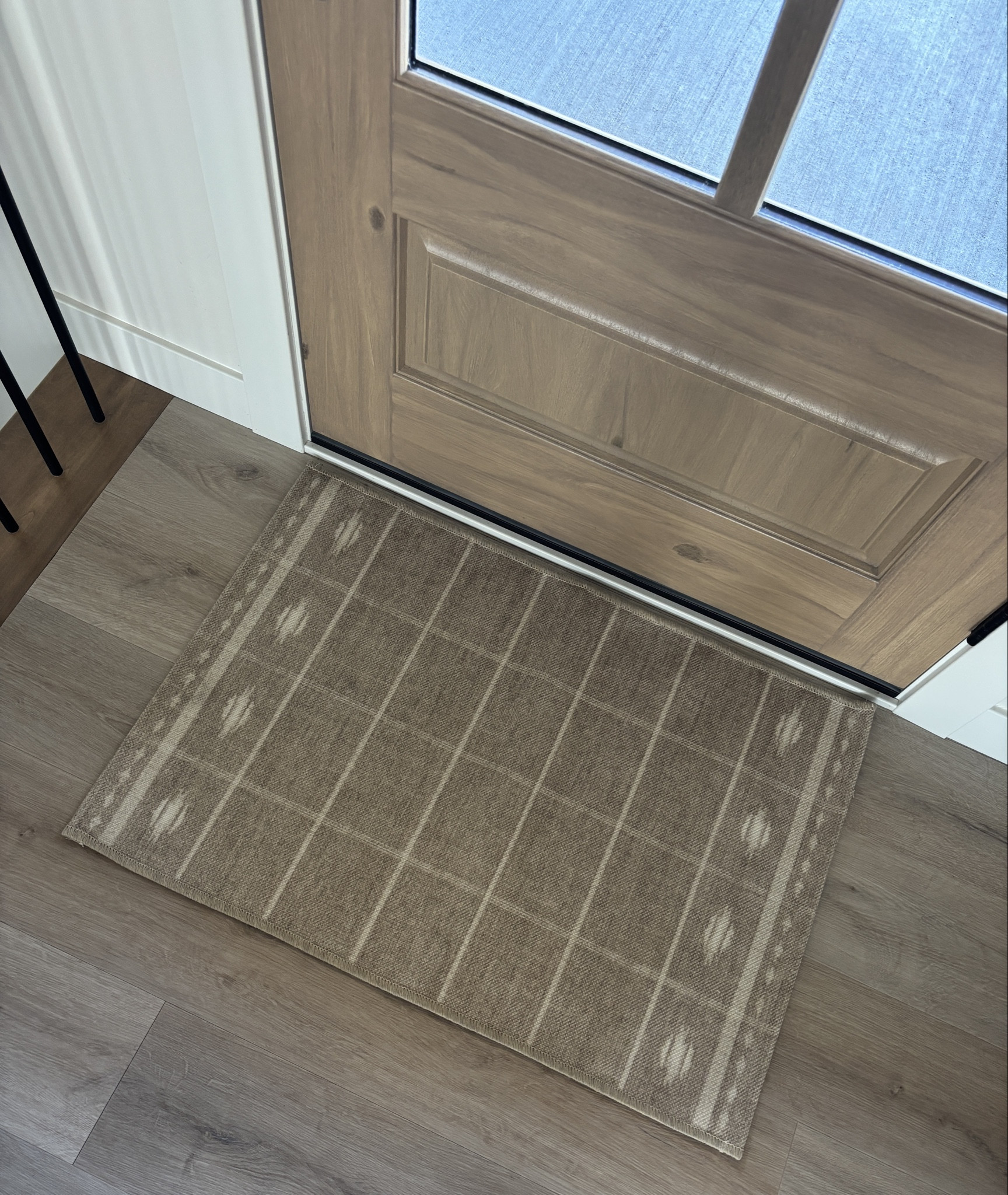The prettiest entryway neutral rug - only $13 at Target!

#LTKHome